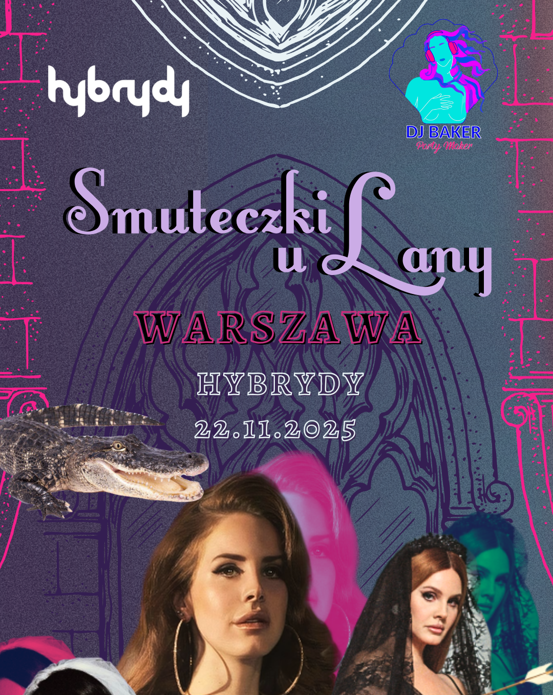 Impreza Smuteczki u Lany DJ Baker Party Maker 22.11.2025 bilety