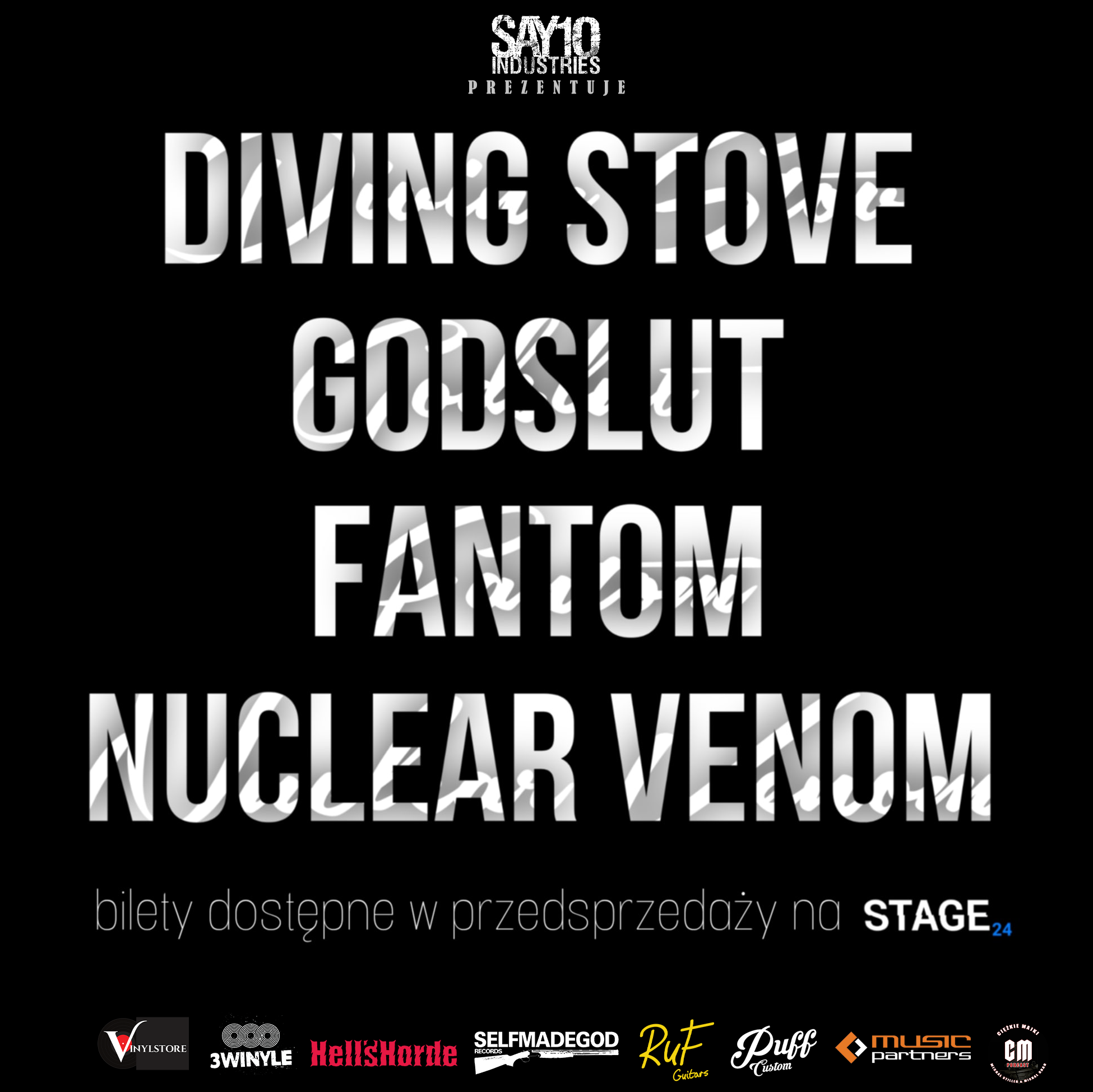 Godslut/Diving Stove/Fantom/Nuclear Venom: Kraśnik, 16.05.2026