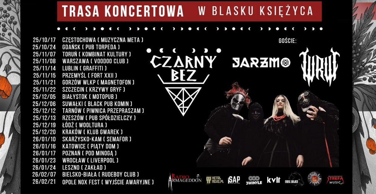 ŁÓDŹ:  CZARNY BEZ + JARZMO, W RAMIONACH WIEDŹMY 19.12.2025 bilety