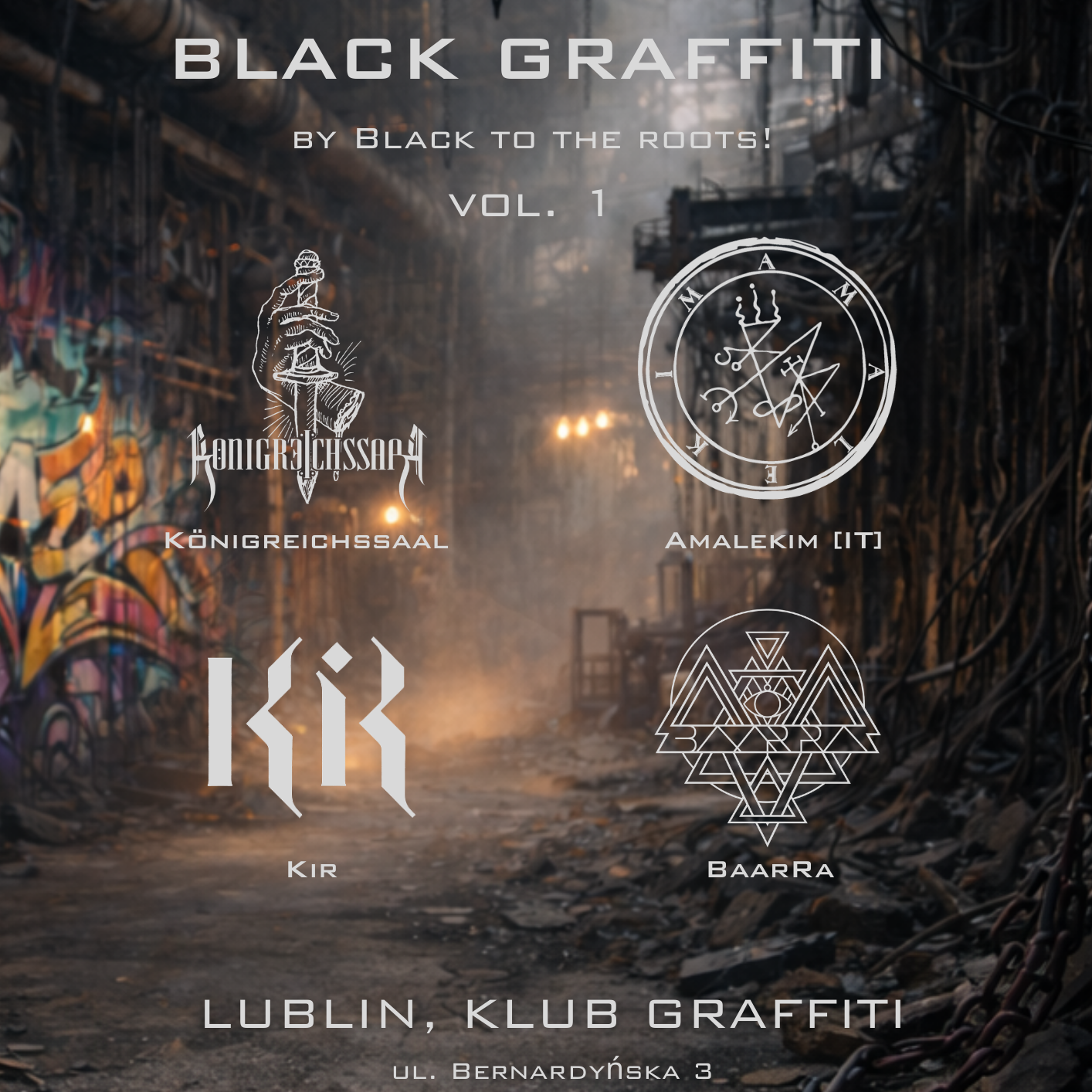 BLACK GRAFFITI VOL1 - Amalekim, Konigreichssaal, Kir, BaarRa
