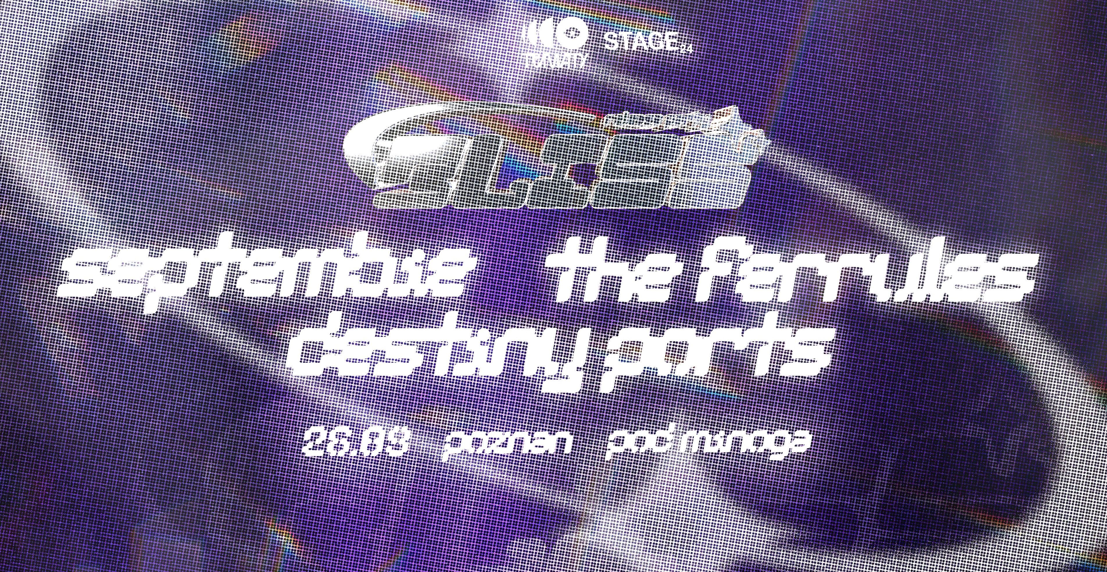 release party ⭒˚BLISS˚⭒ septembie + The Ferrules + destiny ports 26.09.2025 bilety