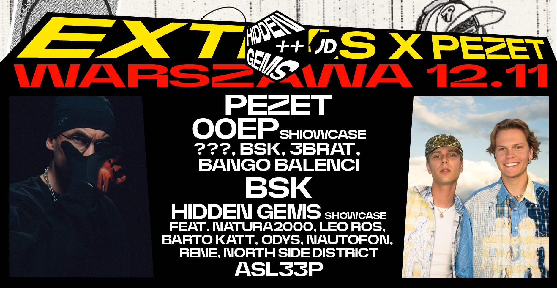 HIDDEN GEMS EXTRAS by ++ & JD Sports | WARSZAWA | PROGRESJA 12.11.2025 bilety