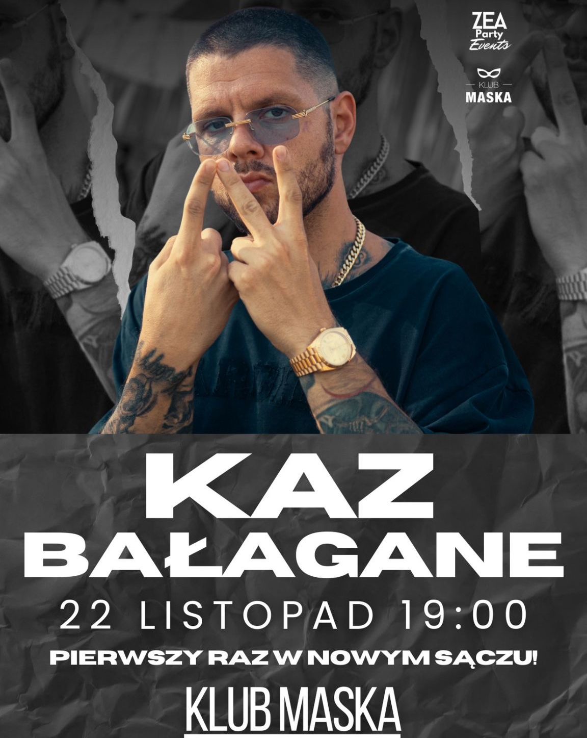 KAZ BAŁAGANE | 22.11 | NOWY SĄCZ | KLUB MASKA Kaz Bałagane 22.11.2025 bilety