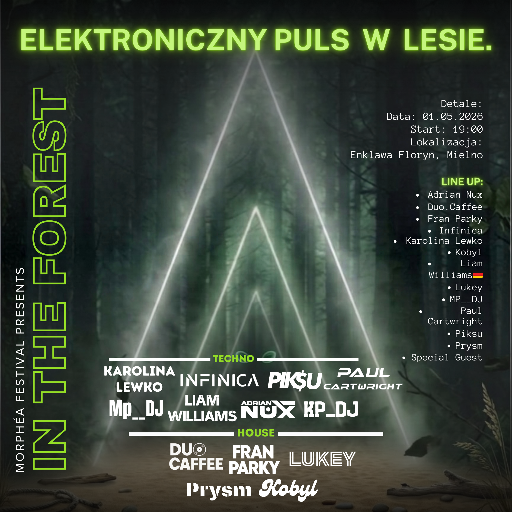 🌲 IN THE FOREST ⚡ RAVE W LESIE 🌲 MIELNO 2026