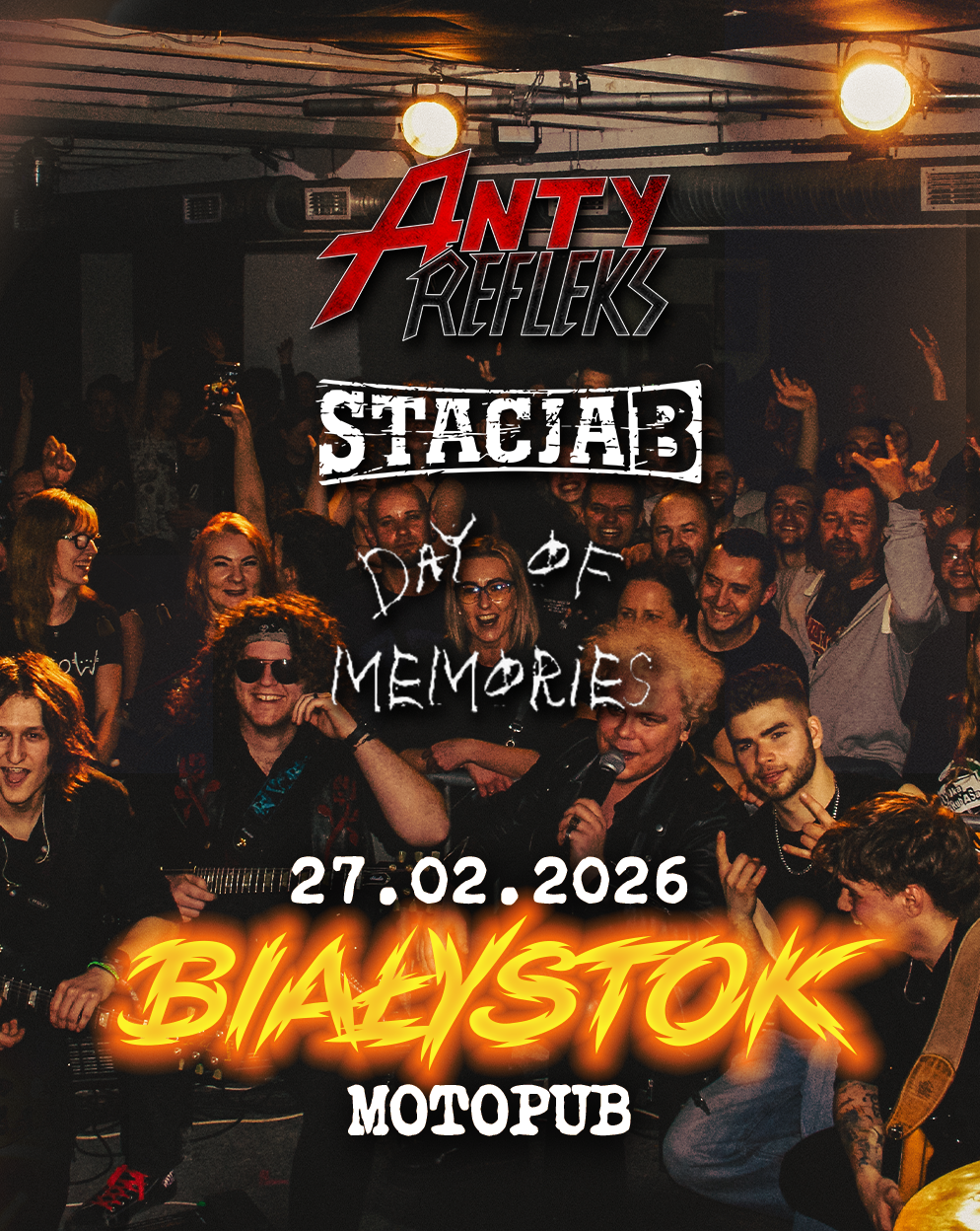 AntyRefleks + Stacja B + Day of Memories | Białystok Day of Memories 27.02.2026 bilety