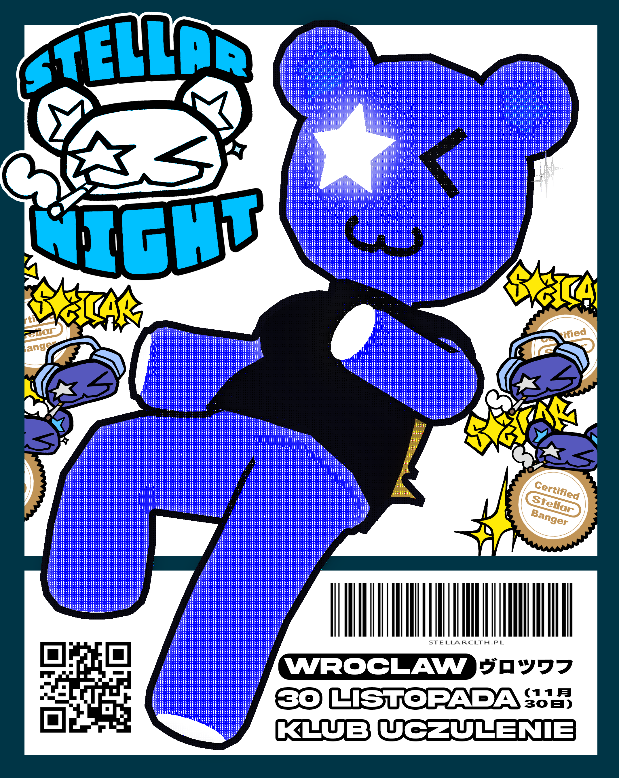 STELLAR NIGHT | 30.11 WRO @UCZULENIE  30.11.2025 bilety