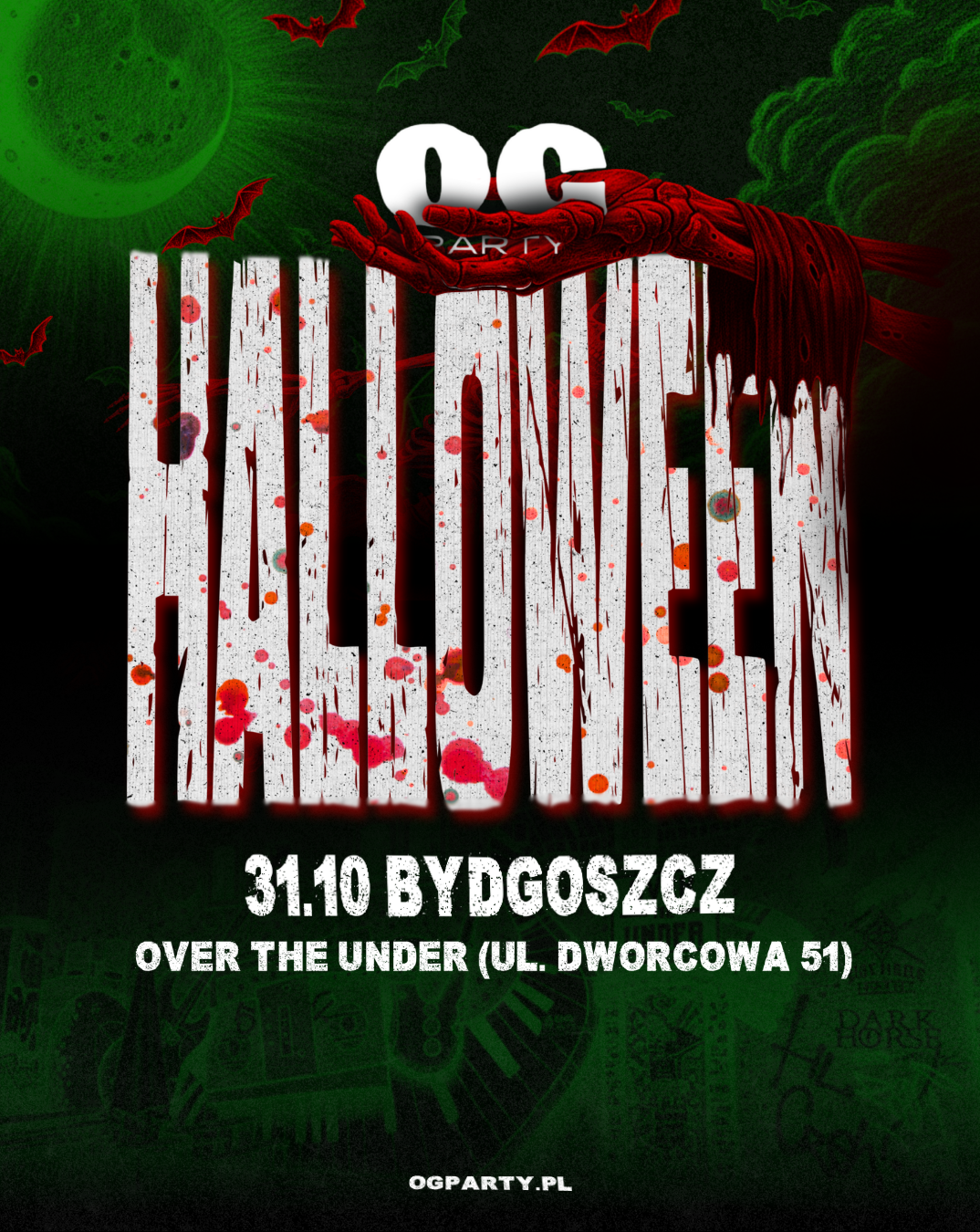 HALLOWEEN | BYDGOSZCZ | OGPARTY  31.10.2025 bilety