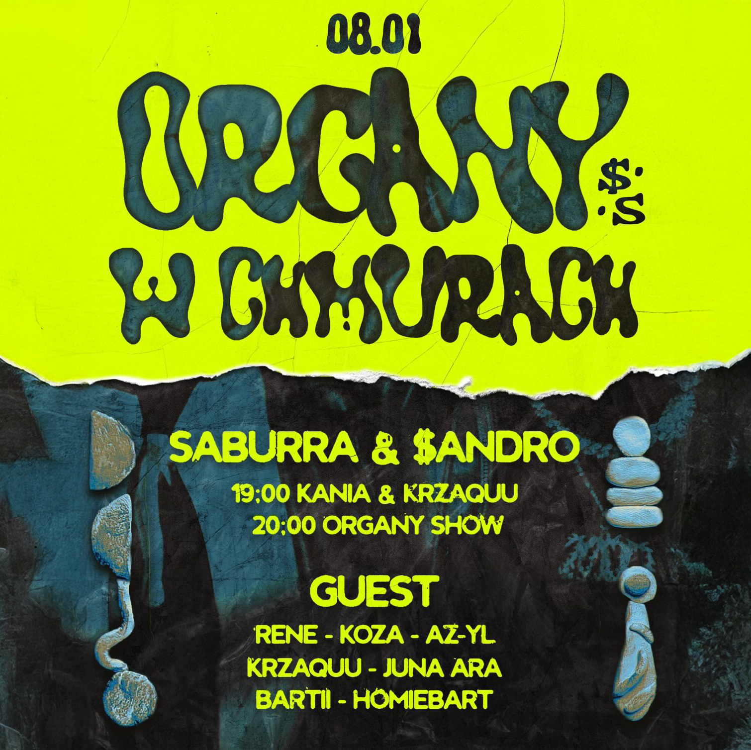 ORGANY w CHMURACH / 8.01 / Saburra & $andro