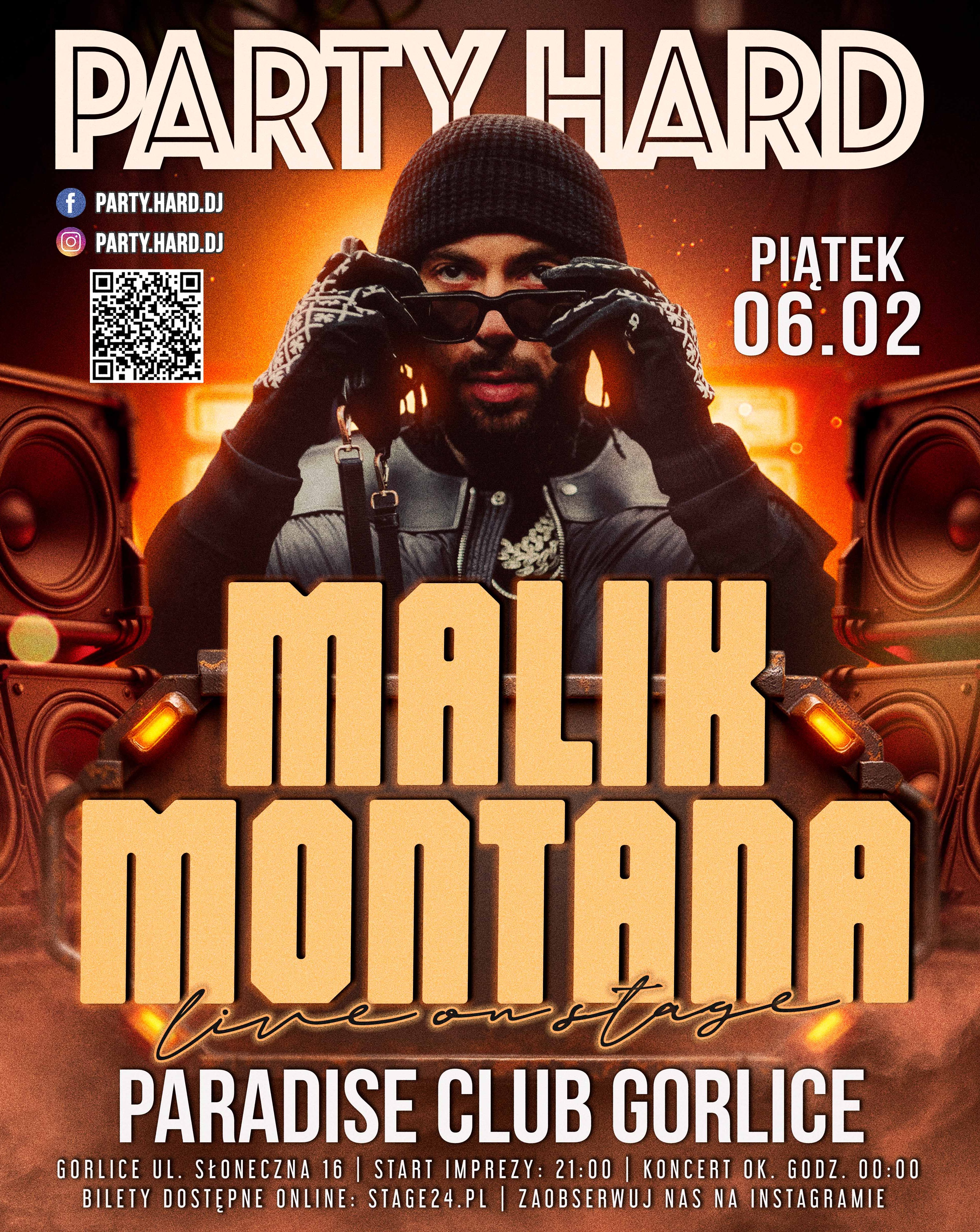 MALIK MONTANA x Party HARD - GORLICE - PARADISE CLUB - PT. 06.02