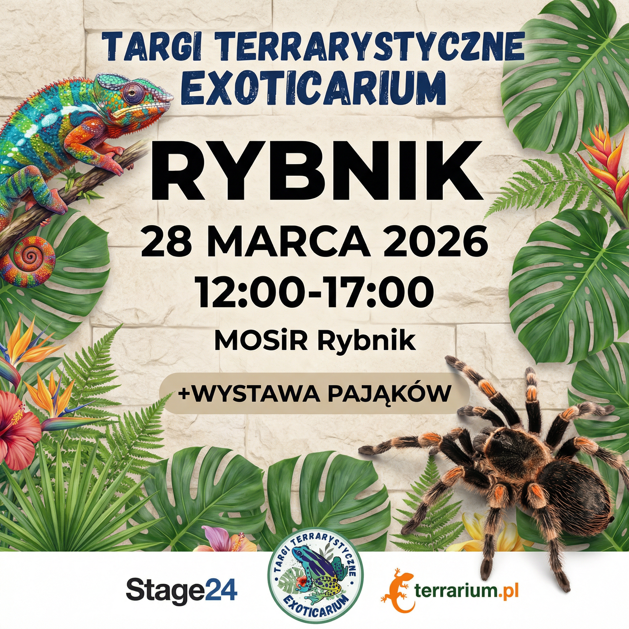 Rybnik - Targi Terrarystyczne Exoticarium + Wystawa Pająków