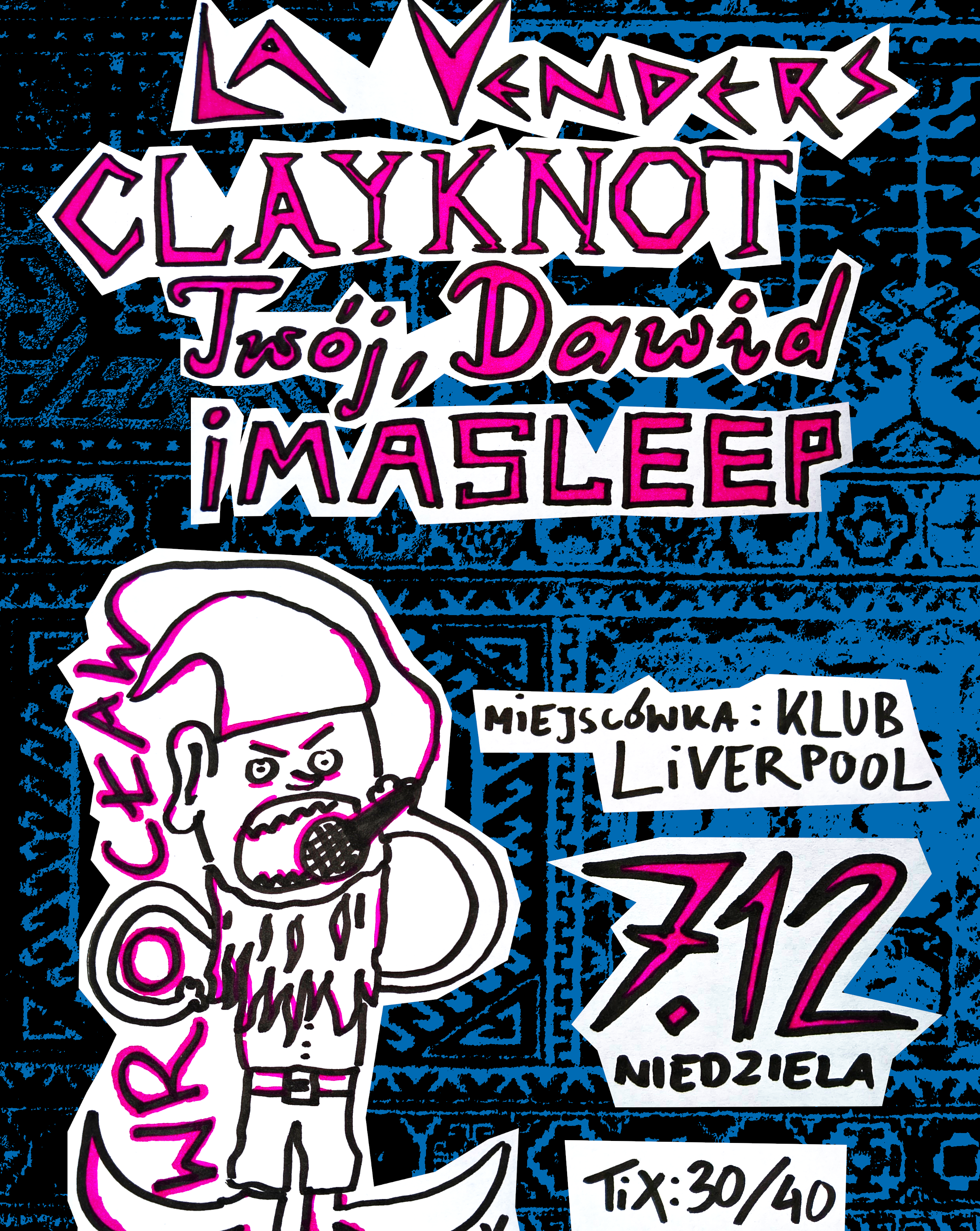 La Venders/Clayknot/Twój, Dawid/Imasleep - Wrocław - Liverpool La Venders 07.12.2025 bilety
