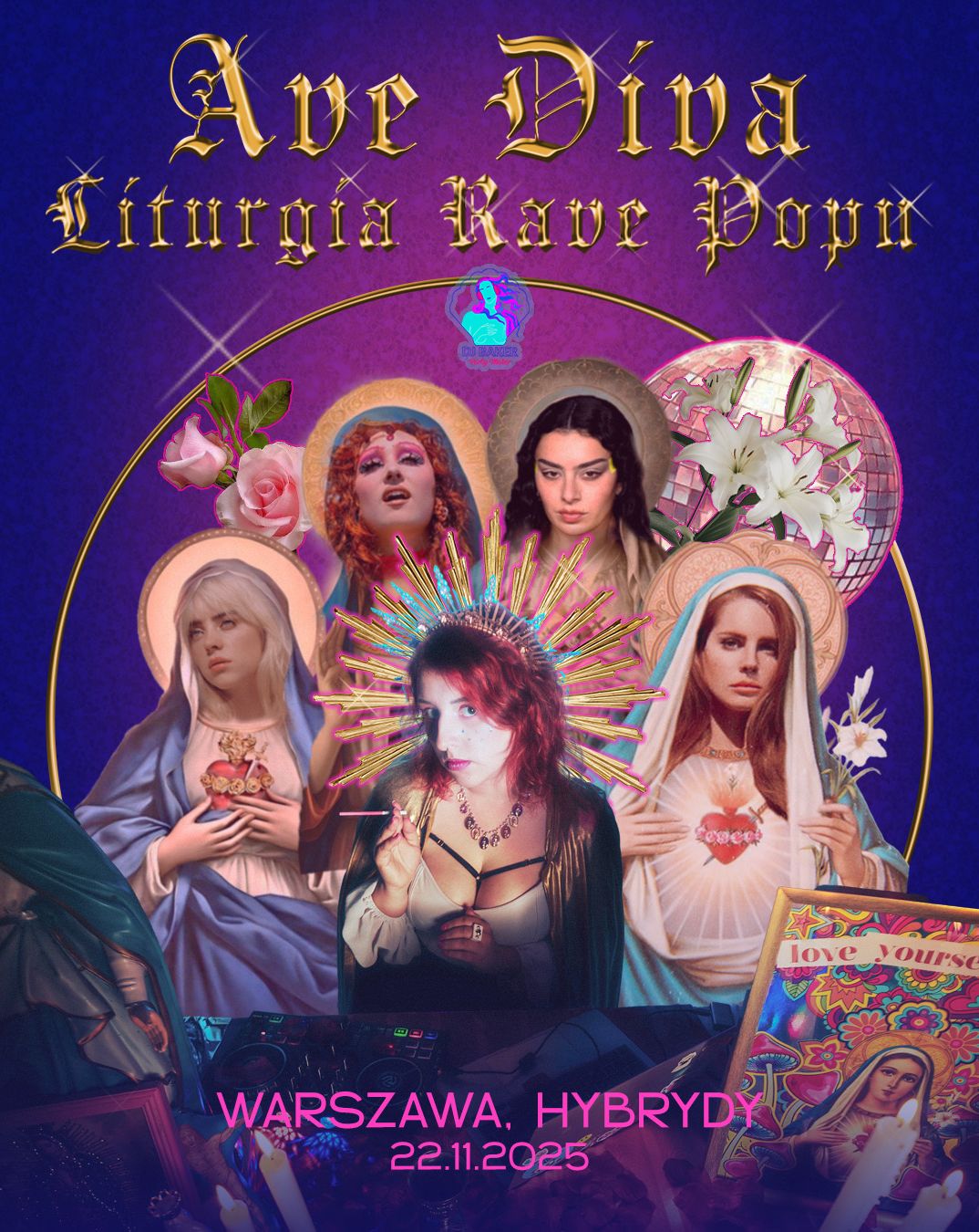 Ave Diva: Liturgia Rave Popu | +18 DJ Baker Party Maker 22.11.2025 bilety