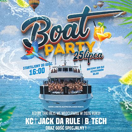 BOAT PARTY by Freshland Events