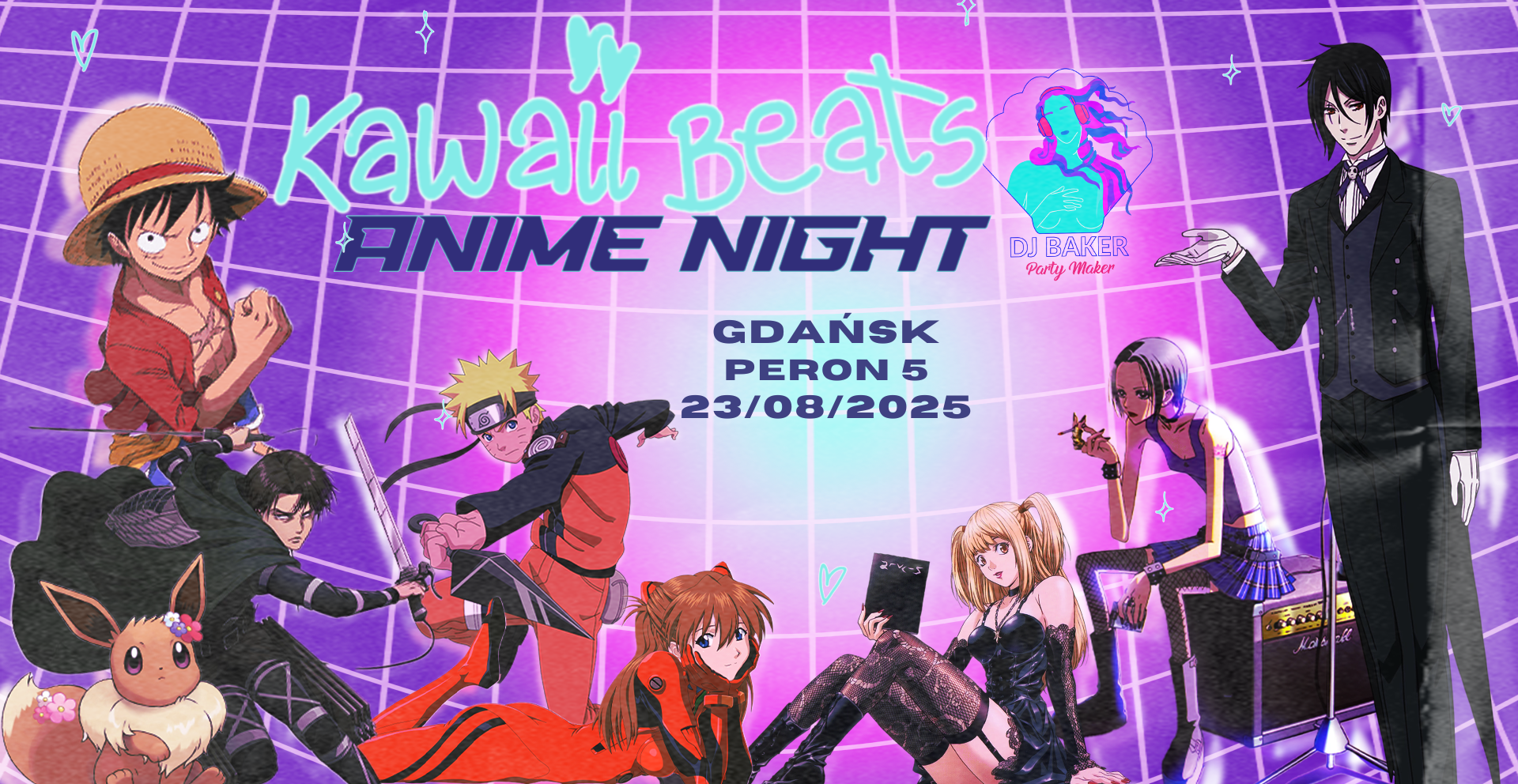 Kawaii Beats: Anime Night 23.08.2025 bilety