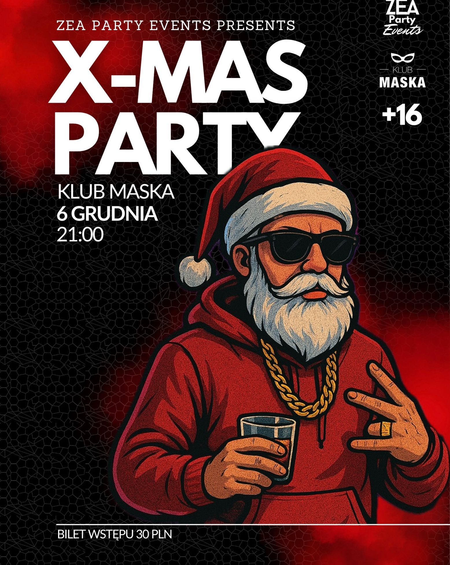 | X-MAS PARTY | KLUB MASKA | OSTATNIA IMPREZA W 2025r |  06.12.2025 bilety