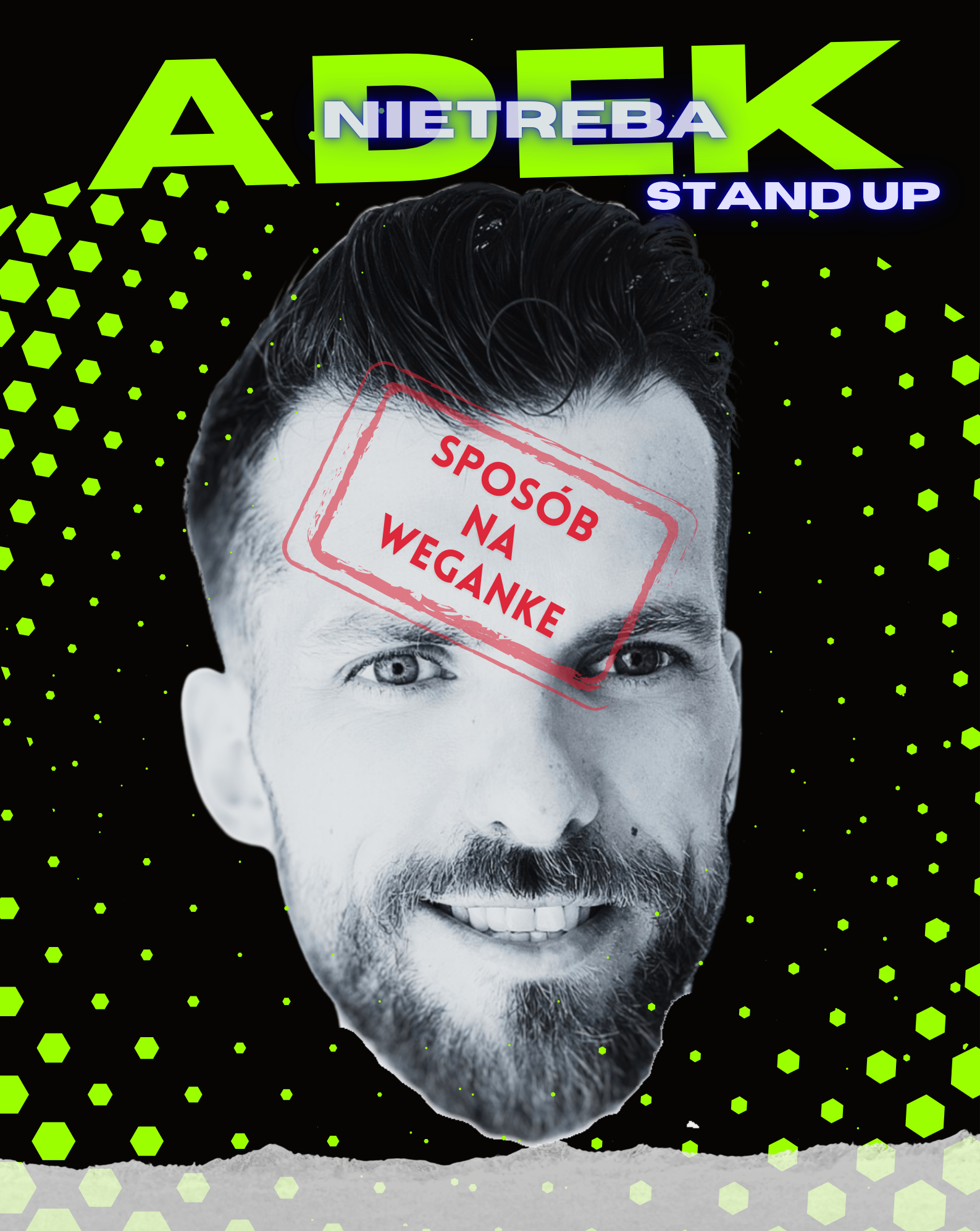ADEK NIETREBA Stand Up Sposób na Wegankę GKK KARNICE stand up 22.11.2025 bilety