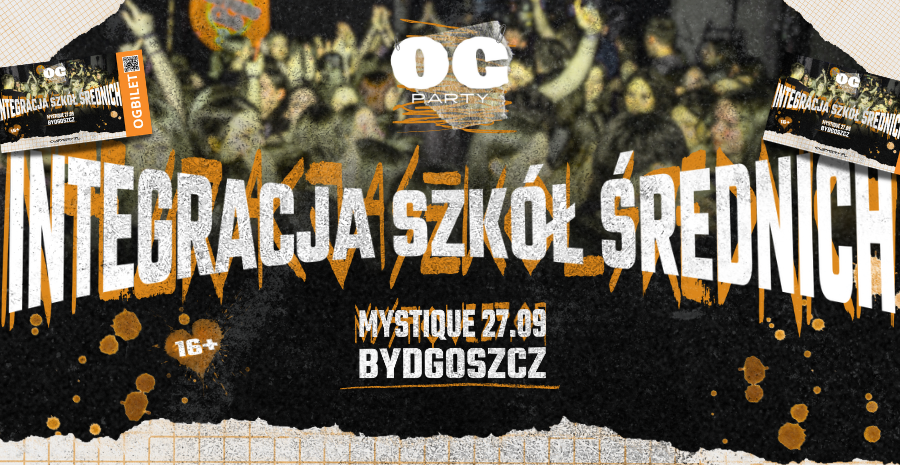 INTEGRACJA SZKÓŁ ŚREDNICH | BYDGOSZCZ | OGPARTY 27.09.2025 bilety