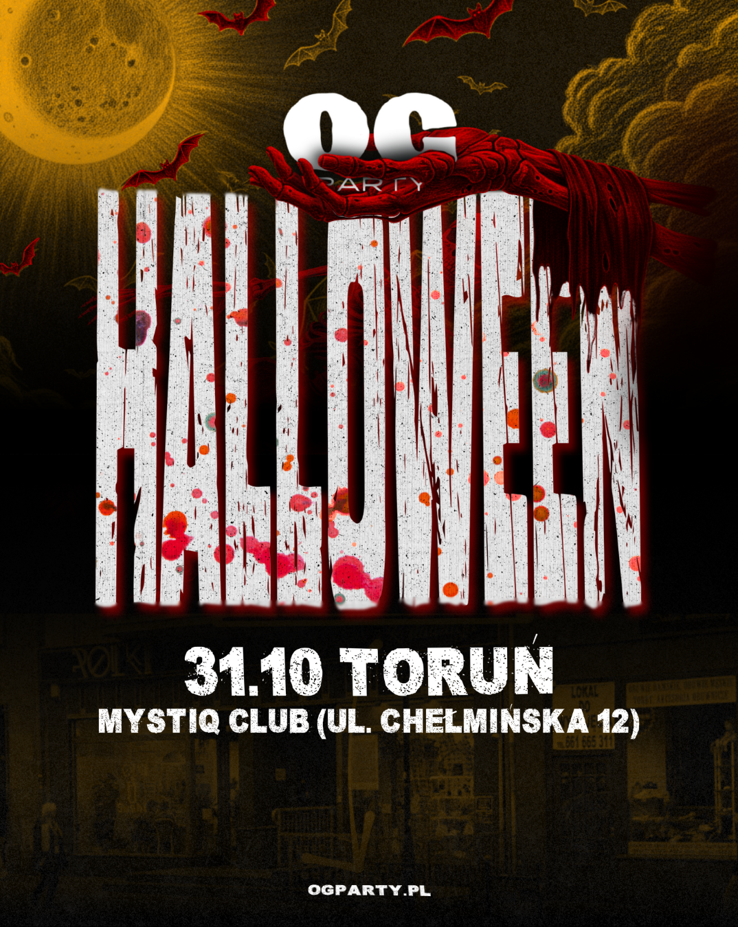 HALLOWEEN | TORUŃ | OGPARTY  31.10.2025 bilety