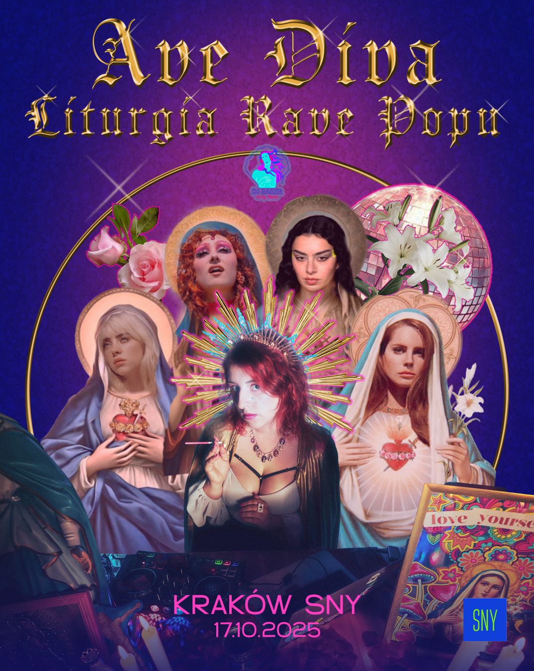 Ave Diva: Liturgia Rave Popu | +18 DJ Baker Party Maker 17.10.2025 bilety