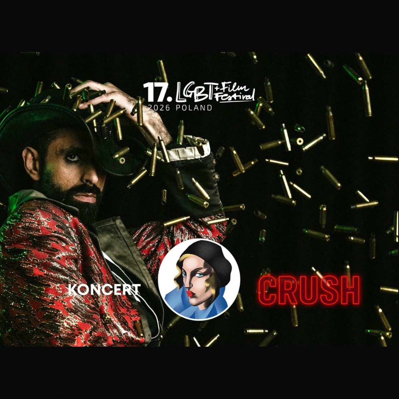 Koncert Bashara Murada x LGBT+ Film Festival x CRUSH Club