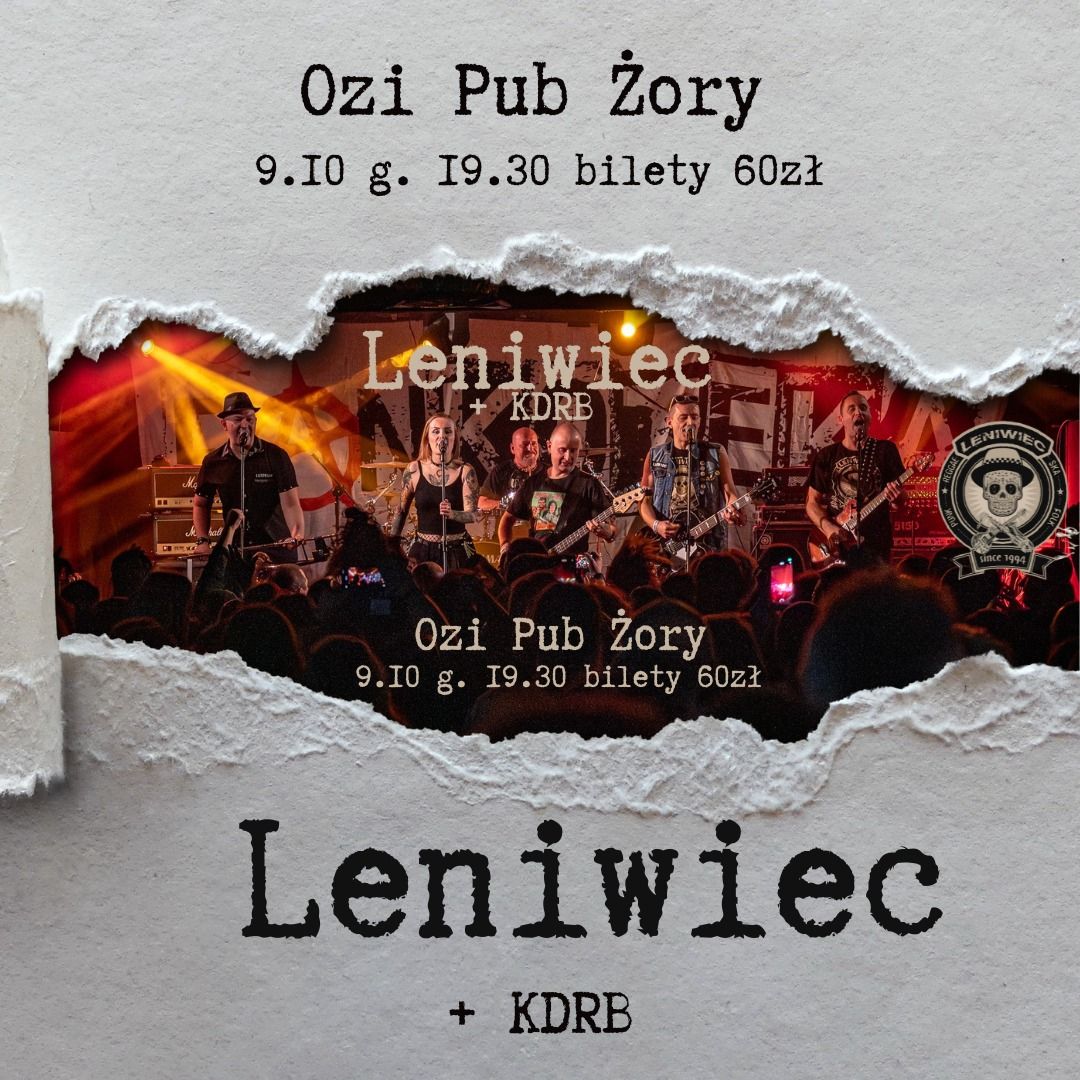Leniwiec + KDRB koncert w Żorach