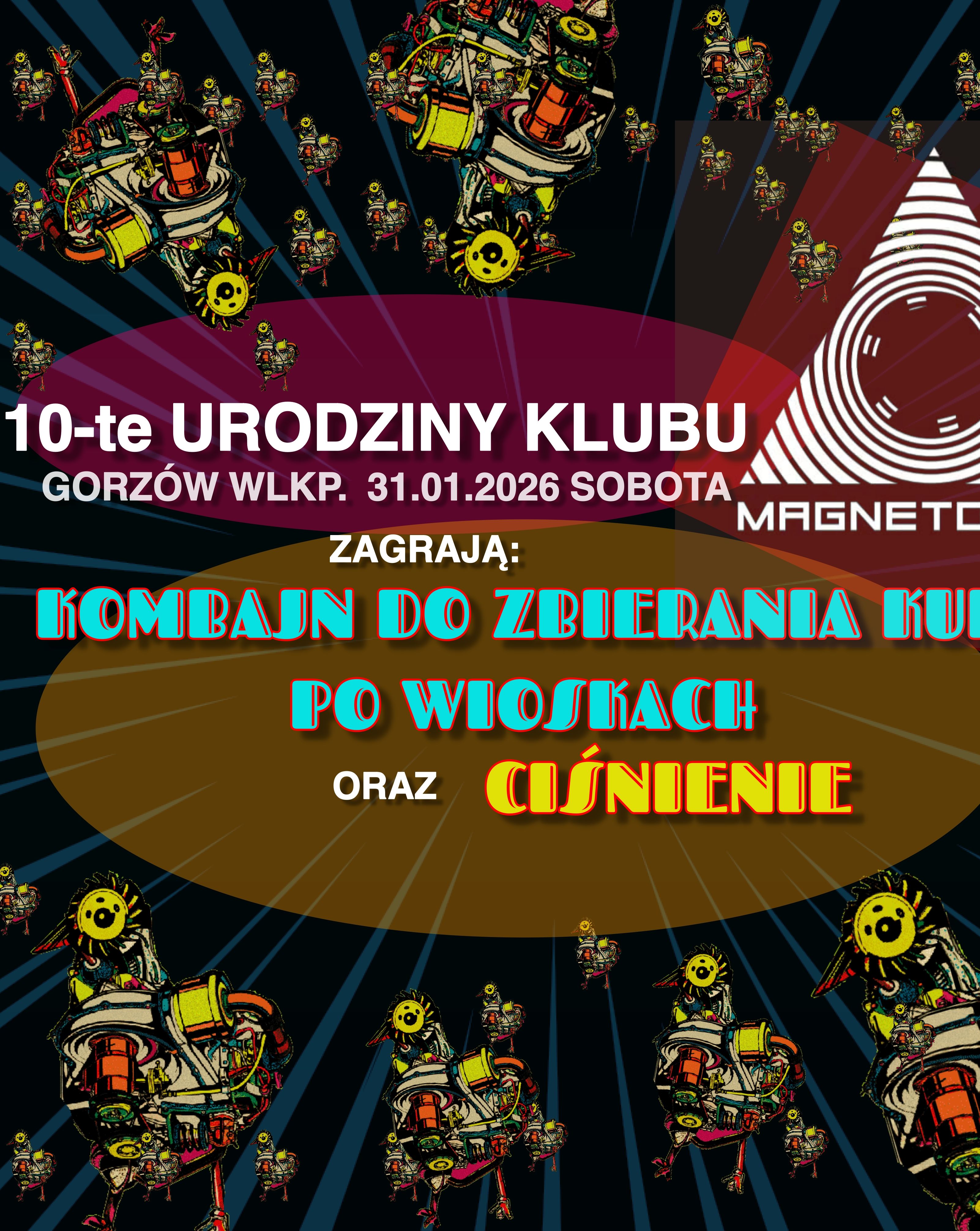 10te URO KLUBU: KOMBAJN DO ZBIERANIA KUR PO WIOSKACH • CIŚNIENIE