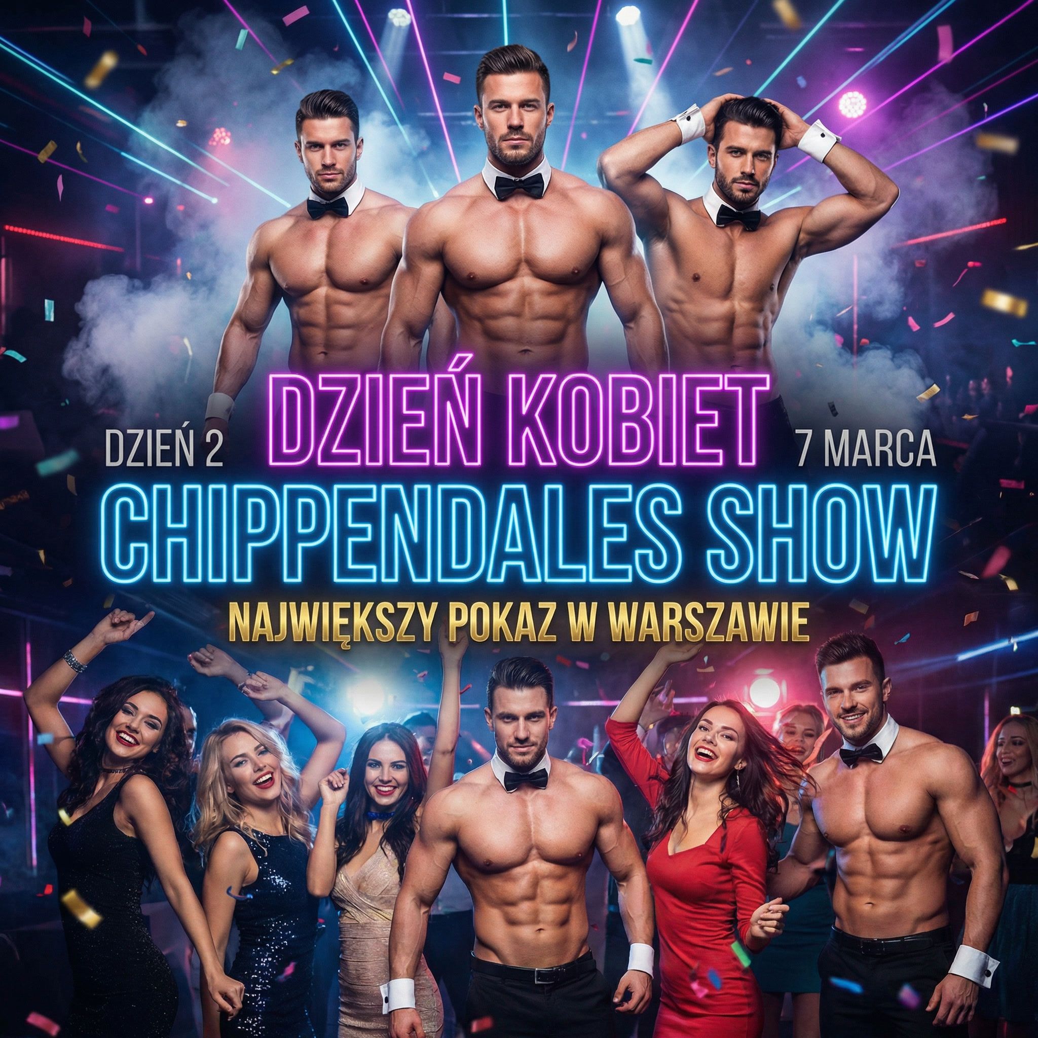 DZIEŃ KOBIET | DZIEŃ 2 | CHIPPENDALES SHOW | SHOW & DISCO