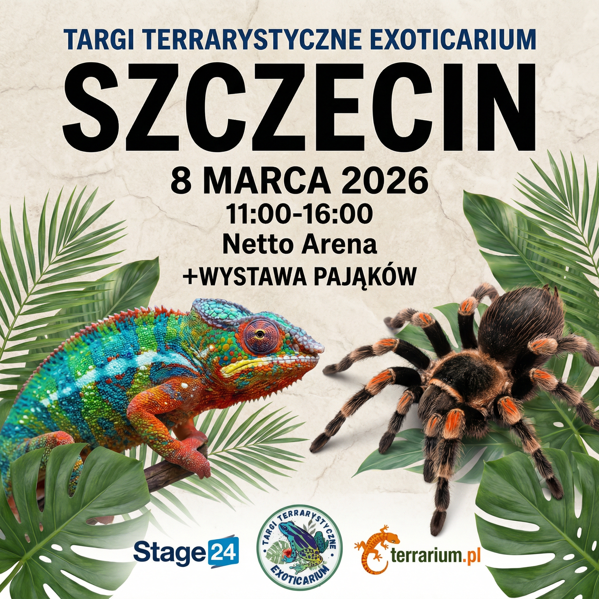 Szczecin - Targi Terrarystyczne Exoticarium + Wystawa Pająków
