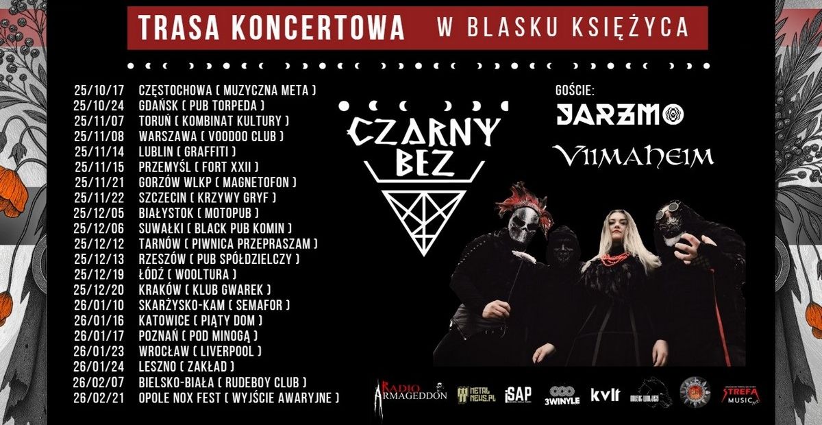 TARNÓW:  CZARNY BEZ + JARZMO, VIIMAHEIM  12.12.2025 bilety