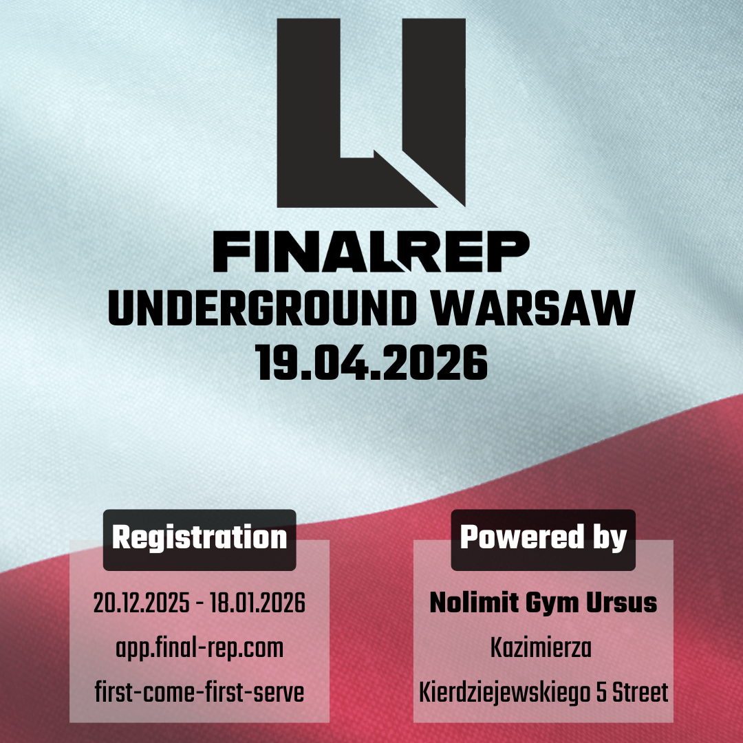 FinalRep Underground Warsaw 2026