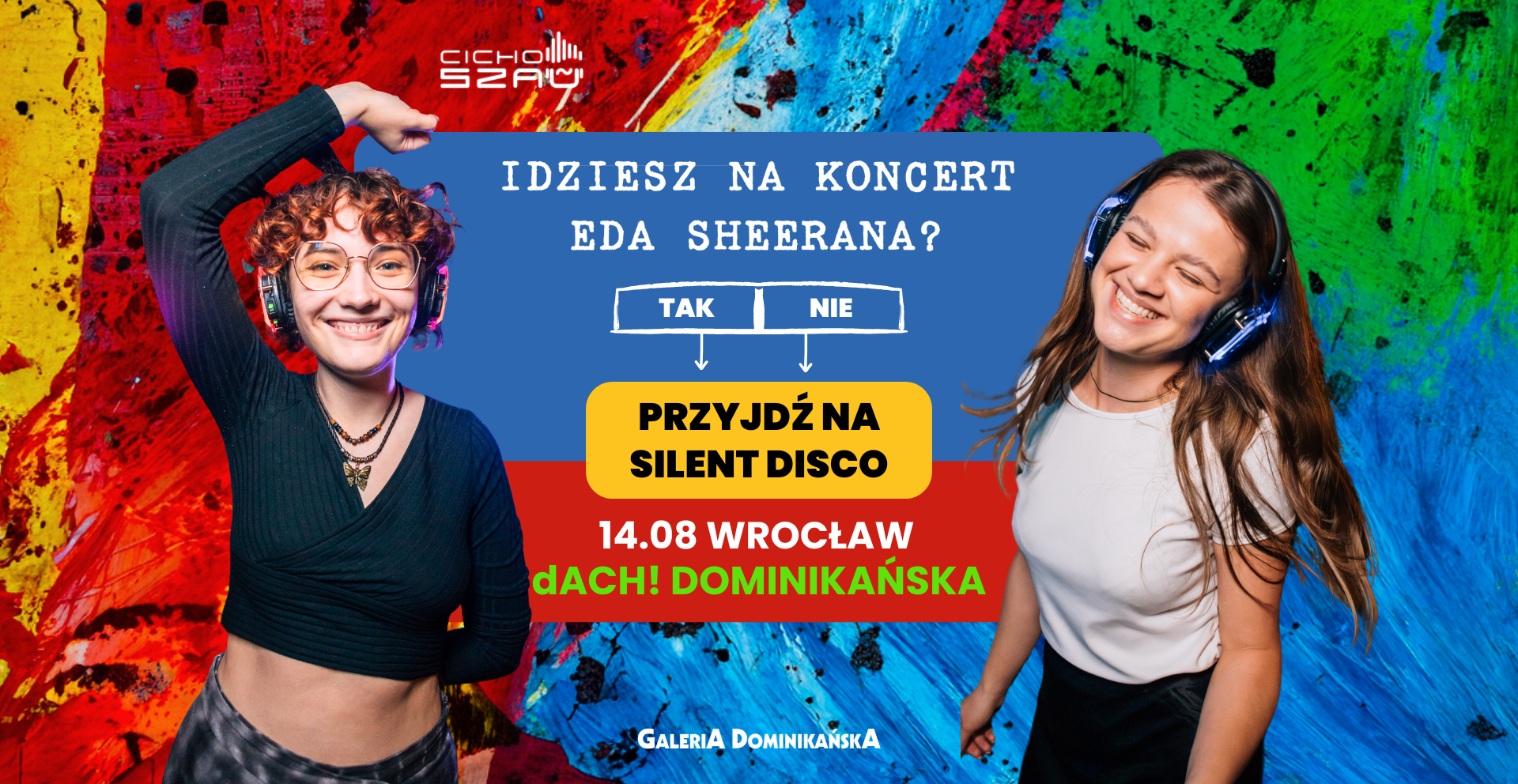 ๐ Shape of Silent Disco na dACHu! Ed Sheeran Warm-Up |14.08 14.08.2025 bilety