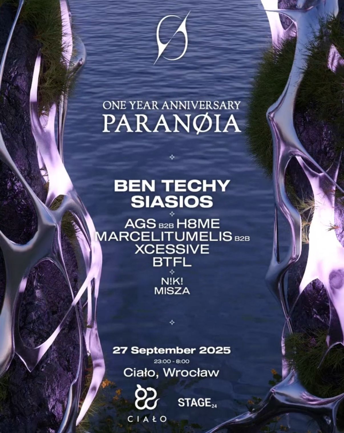 PARANØIA ONE YEAR ANNIVERSARY: BEN TECHY & SIASIOS n!k! 27.09.2025 bilety