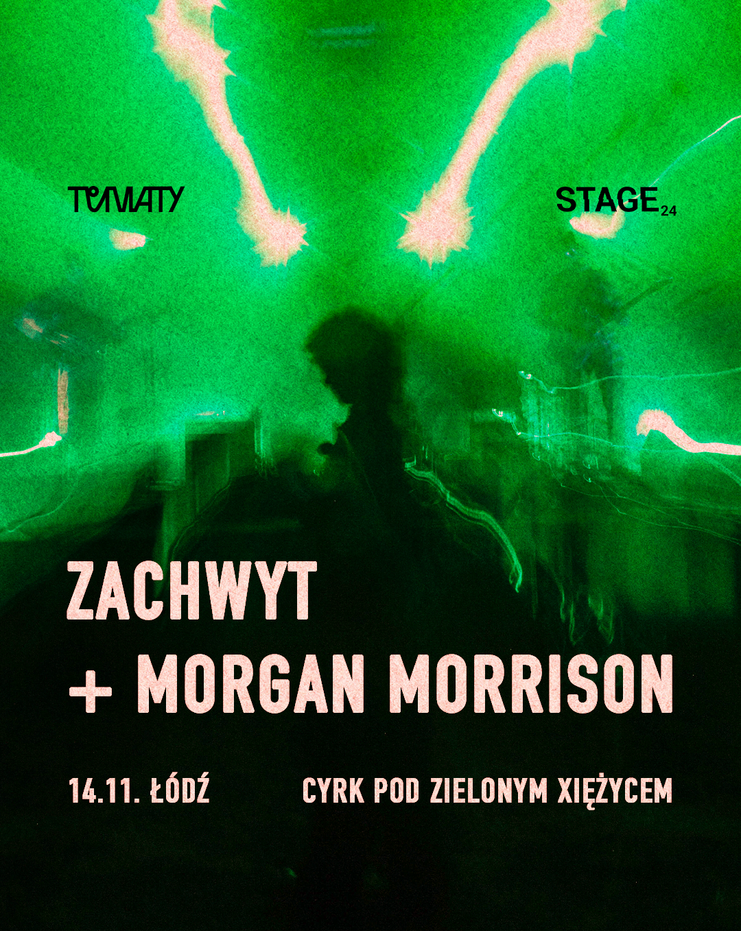 Koncert Zachwyt + Morgan Morrison // Łódź Morgan Morrison 14.11.2025 bilety