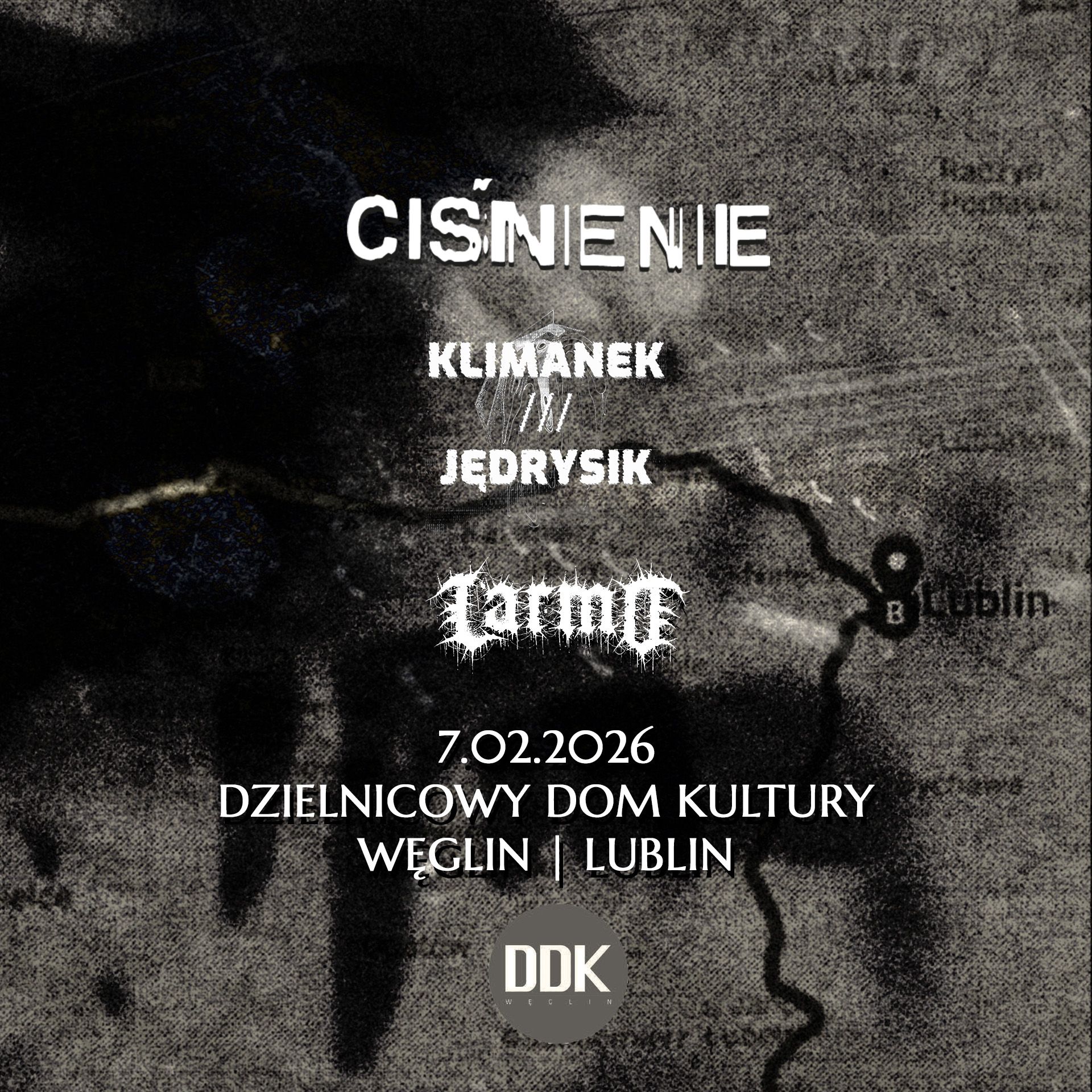 CIŚNIENIE x Klimanek-Jędrysik x LARMO | 7.02.2026 | LUBLIN