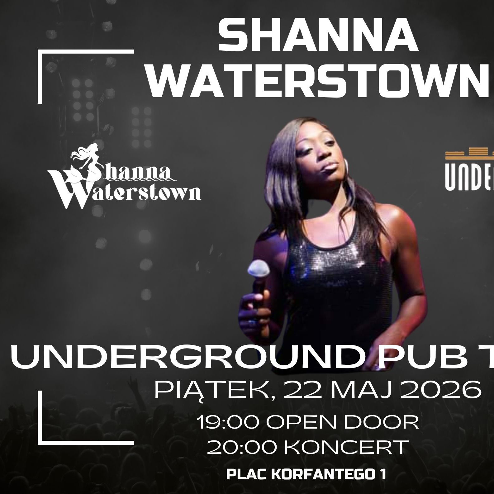 Shanna Waterstown - Blues & Soul koncert w Underground Pub