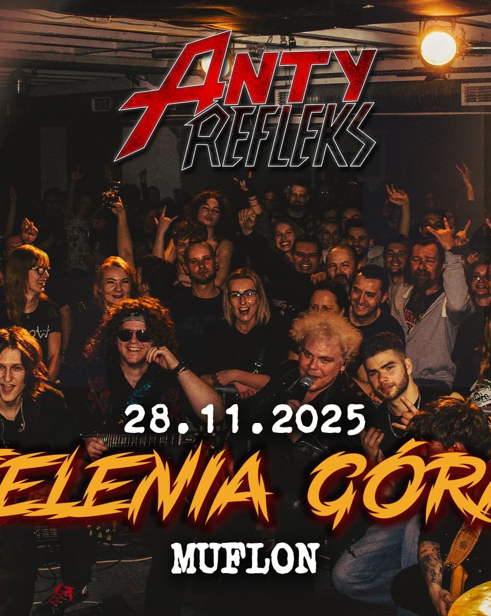 AntyRefleks + 4Dziki + Żółta Febra | Jelenia Góra 4DZIKI 28.11.2025 bilety