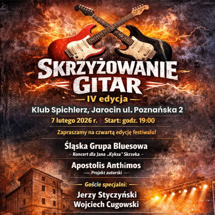 SKRZYŻOWANIE GITAR IV w Spichlerzu Polskiego Rocka Jarocin
