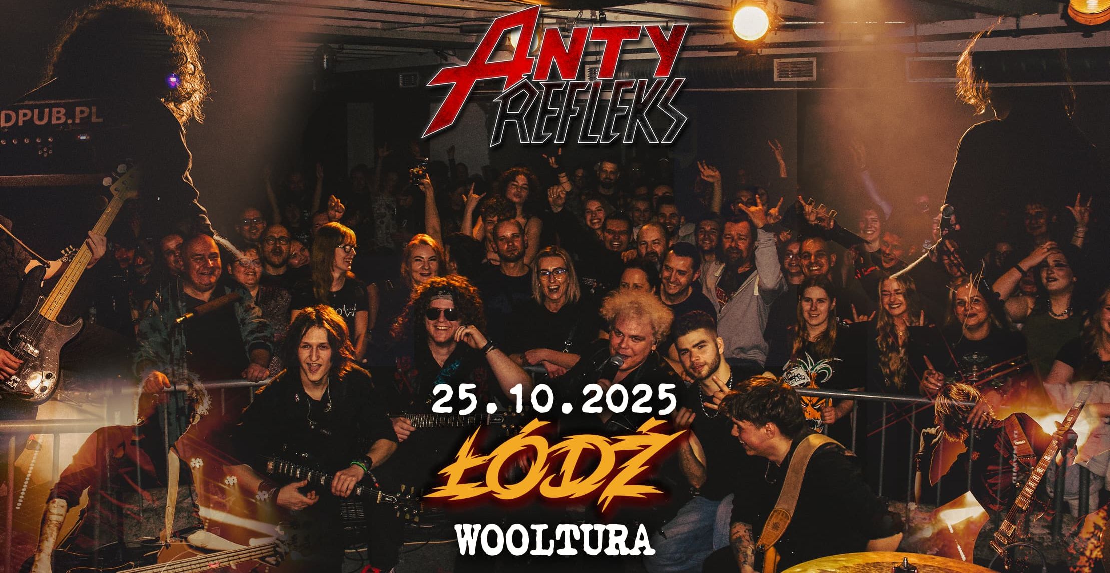 AntyRefleks + Wielkie Ilości Piorunów Na Raz | Łódź 25.10.2025 bilety