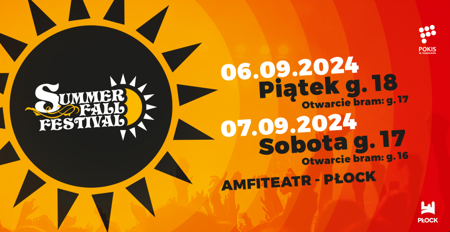 06.09.2024 - BILET JEDNODNIOWY - SUMMER FALL FESTIVAL 2024 06.09.2024 bilety