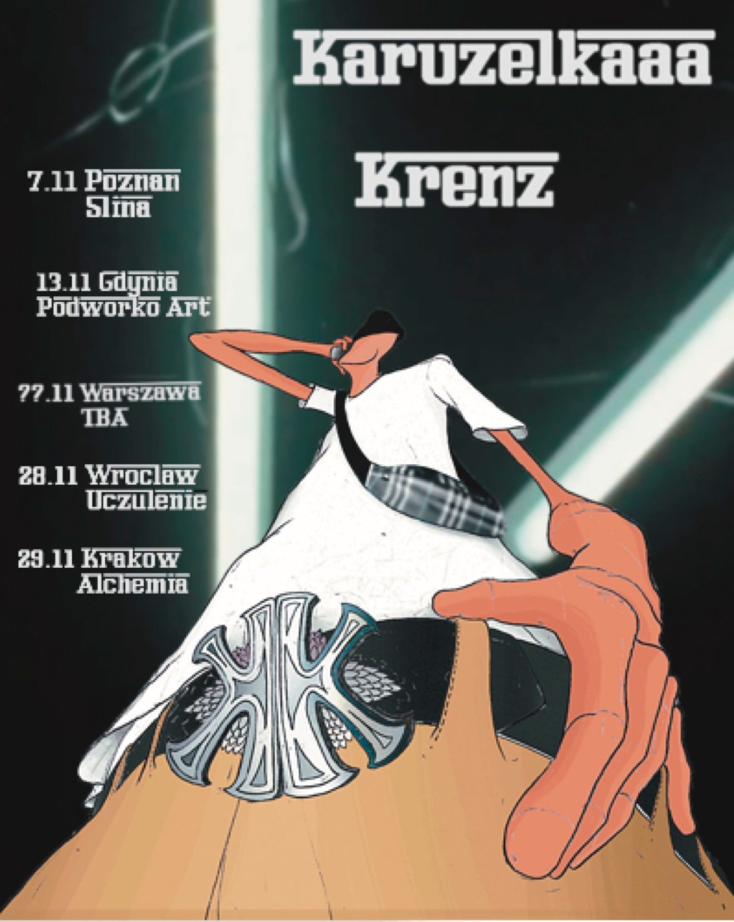 Karuzelkaaa & Krenz - K&K TOUR | 7.11 POZNAŃ Krenz 07.11.2025 bilety