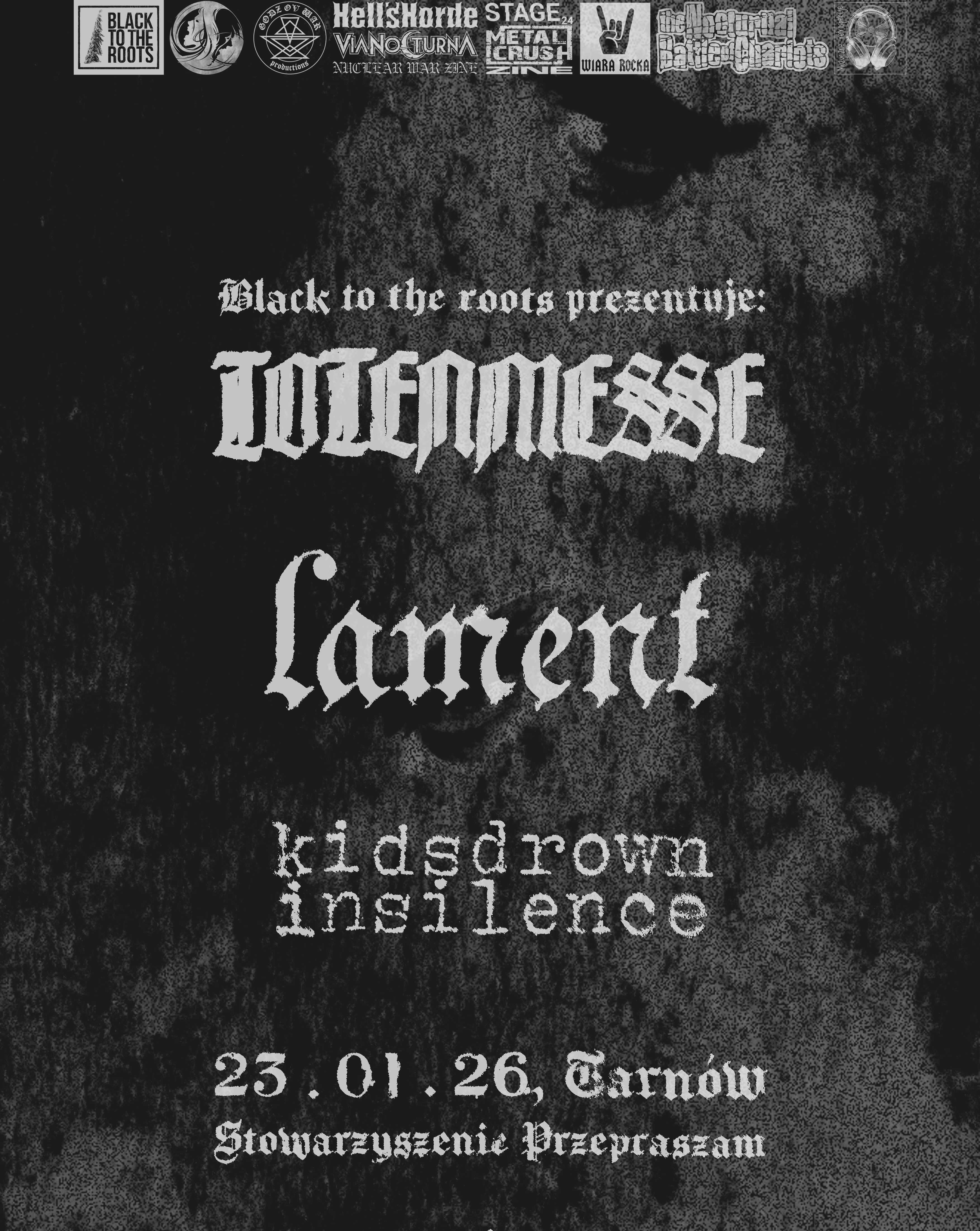 TOTENMESSE, Lament, Kids drown in silence w Tarnowie