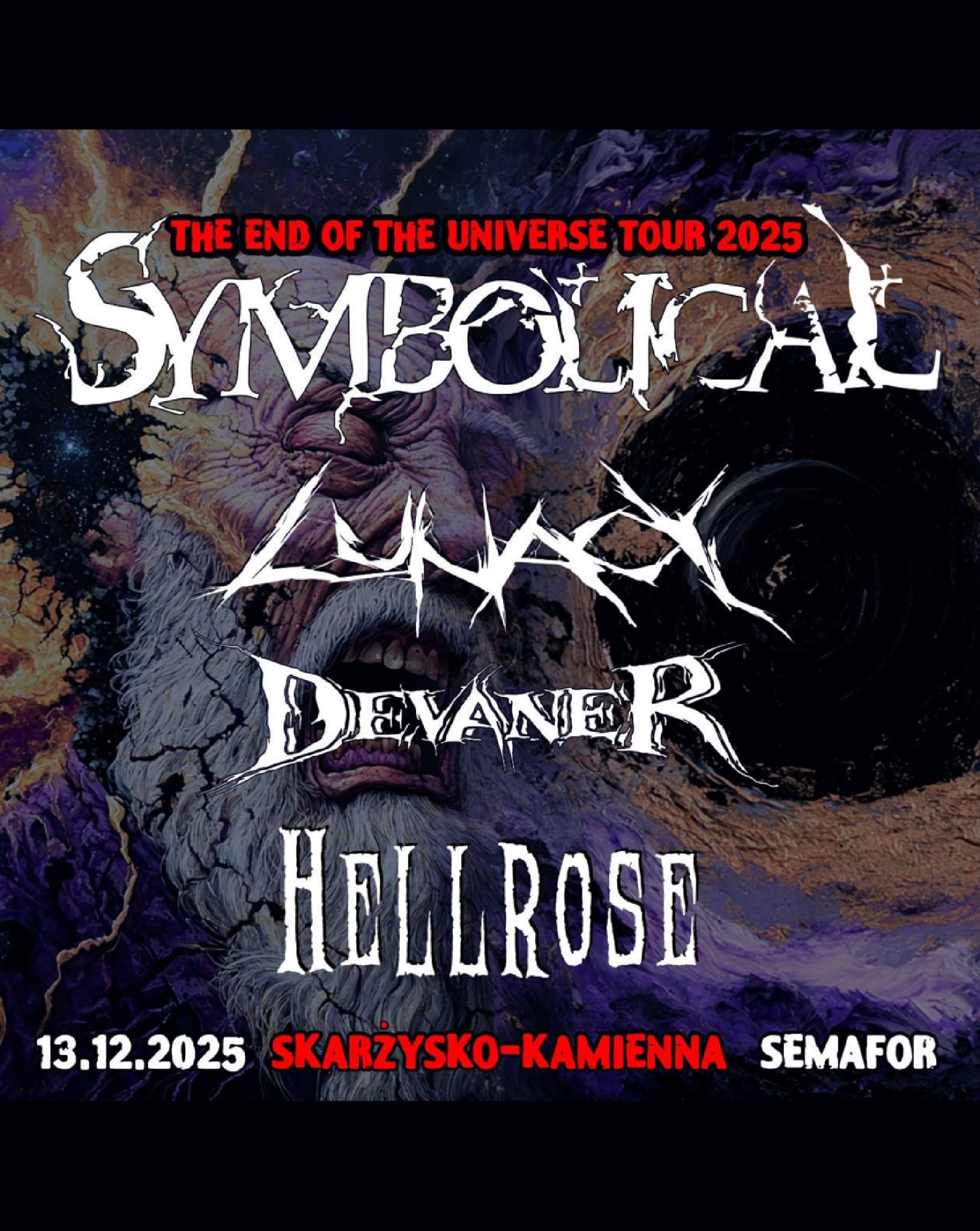 Symbolical - Devaner - Lunacy - HellRose Symbolical 13.12.2025 bilety