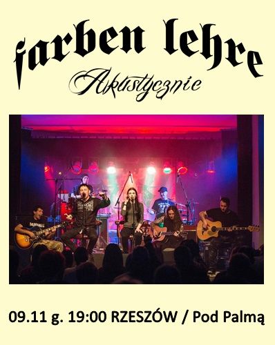 Farben Lehre Akustycznie  09.11.2025 bilety