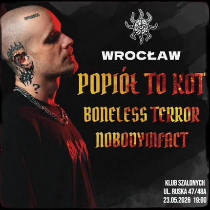 KONCERT : popiół to kot // Wrocław // 06.06.2026r 