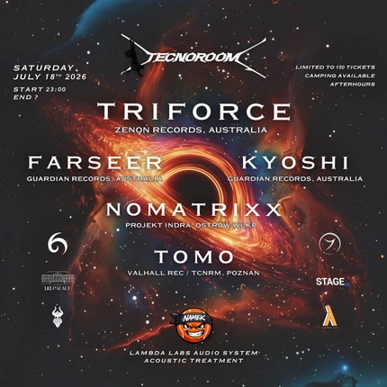 tecnoroom: Triforce (Zenon Records) | 18.07.26 | Las Palace