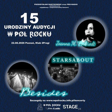 15 LAT W PÓŁ ROCKU - koncert jubileuszowy
