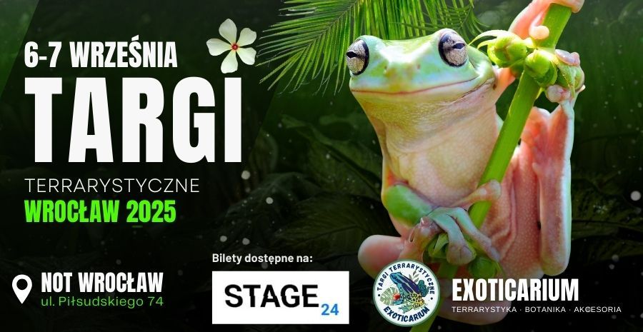 EXOTICARIUM Targi Terrarystyczne Wrocław | 6-7 września 06.09.2025 bilety