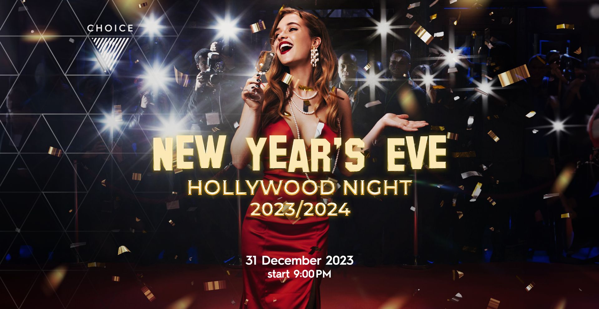 New Year’s Eve - Hollywood Night! | Choice Club | Kraków 31.12.2023 bilety
