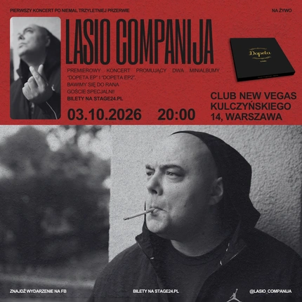 LASIO COMPANIJA W WARSZAWIE | PREMIEROWY KONCERT