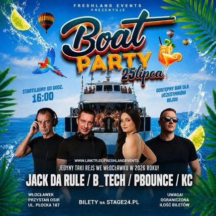 BOAT PARTY by Freshland Events